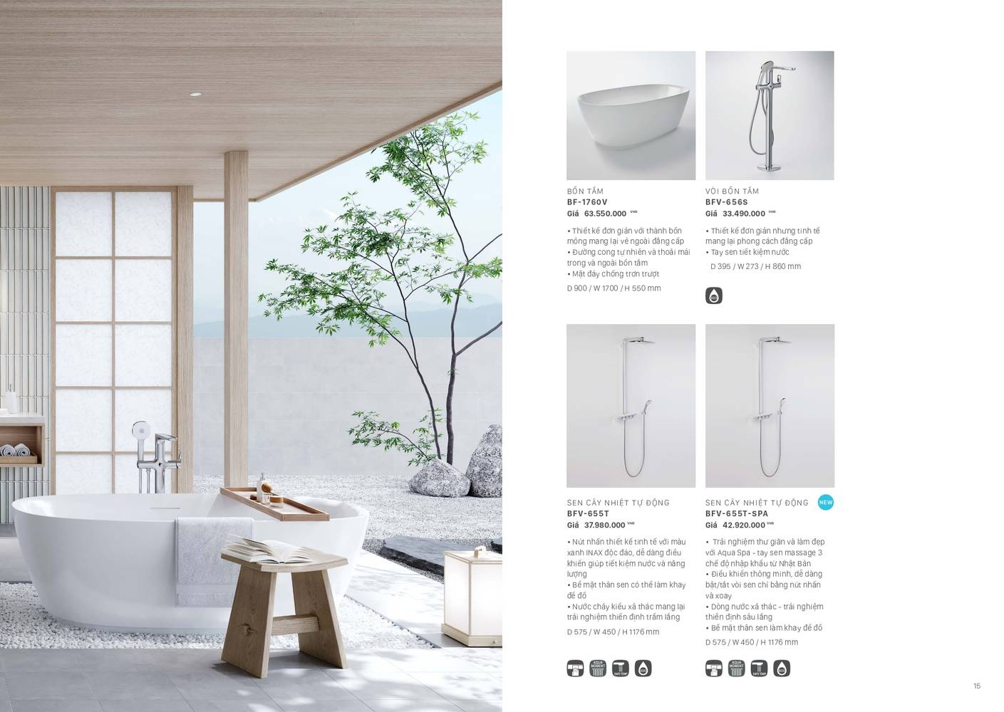 Thiết bị vệ sinh INAX Catalogue và Bảng giá mới nhất 2026 /Page 7